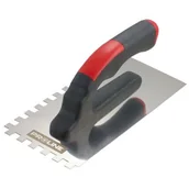 Narzędzia murarskie - PROLINE Paca nierdzewna 270*130mm ząb 8*8 rączka plast.otw. 61523 - miniaturka - grafika 1