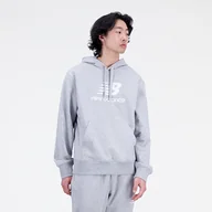 Bluzy męskie - Bluza męska New Balance MT31537AG  szara - miniaturka - grafika 1