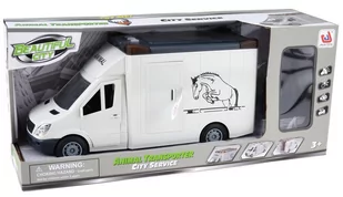 ICOM AUTO DO PRZEWOZU KONI 28 CM OTWIERANE DRZWI 7144368 - Samochody i pojazdy dla dzieci - miniaturka - grafika 1