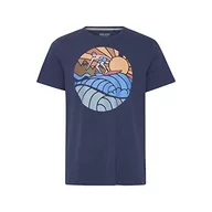 Koszulki męskie - Blend Męski T-shirt T-shirt, 194024/Dress Blues, L, 194024/Dress Blues, L - miniaturka - grafika 1