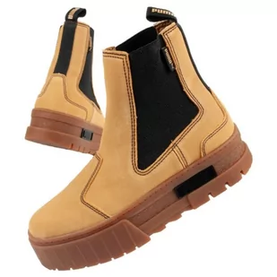 Buty Puma Mayze Chelsea Suede W 382829 04 brązowe - Botki damskie - miniaturka - grafika 1