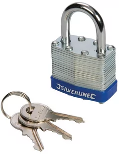 Kłódka Laminowana (50 Mm) Silverline 704400 - Kłódki - miniaturka - grafika 1