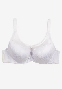 Biały Biustonosz Koronkowy Typu Full Cup Danimia - Biustonosze - miniaturka - grafika 1