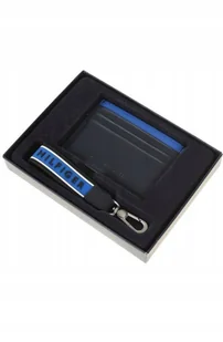 TOMMY HILFIGER Portfel męski Etui na karty + BRELOK - Portfele - miniaturka - grafika 1