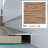 Listwy przypodłogowe - Arbiton Profil podłogowy CS25 zakończeniowy dąb lingburg 1,2 m - miniaturka - grafika 1