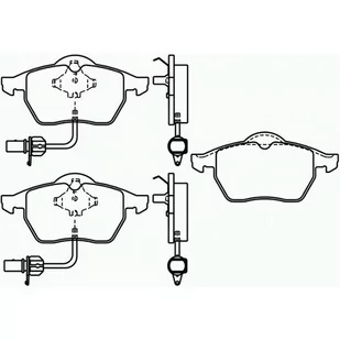 Klocki hamulcowe - komplet BREMBO P 85 037X - Klocki hamulcowe - miniaturka - grafika 1