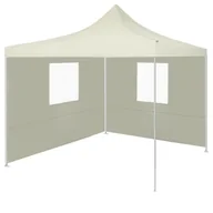 Pawilony ogrodowe - vidaXL Profesjonalny, składany namiot imprezowy, 2 ściany, 2x2 m, stal - miniaturka - grafika 1