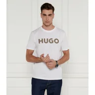 Koszulki męskie - HUGO T-shirt | Regular Fit - miniaturka - grafika 1