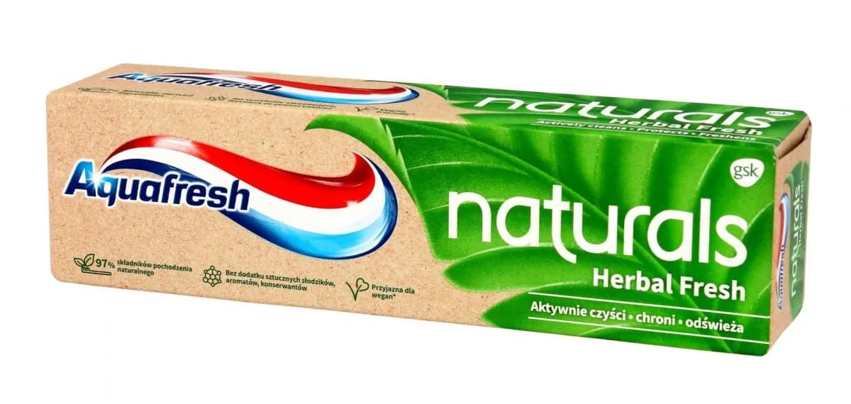 Aquafresh Naturals Pasta do zębów Herbal Fresh 75ml