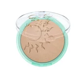 Bronzery i konturowanie twarzy - Lovely Sunny Powder słoneczny puder brązujący do twarzy i ciała Satin 16g - miniaturka - grafika 1