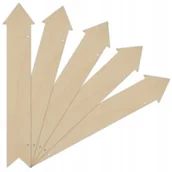 Dekoratorstwo - 5x Strzałka zawieszka sklejka decoupage 30x4,5-6cm - miniaturka - grafika 1