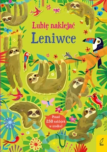 Leniwce. Lubię naklejać - Kolorowanki, wyklejanki - miniaturka - grafika 1