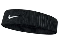 Ściągacze i opaski sportowe - Opaska Frotka na głowę NIKE Dry Reveal Headband Black N.000.2284.052 - miniaturka - grafika 1