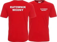 Odzież robocza - Promostars LPP - Koszulka męska RATOWNIK WODNY czerwona - miniaturka - grafika 1