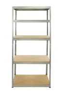 Szafy i regały magazynowe - Regał Helios magazynowy metalowy HZZ_213X075X60_5_400 ilość półek 5 nośność 400 kg / Wamar-Sosenka - miniaturka - grafika 1