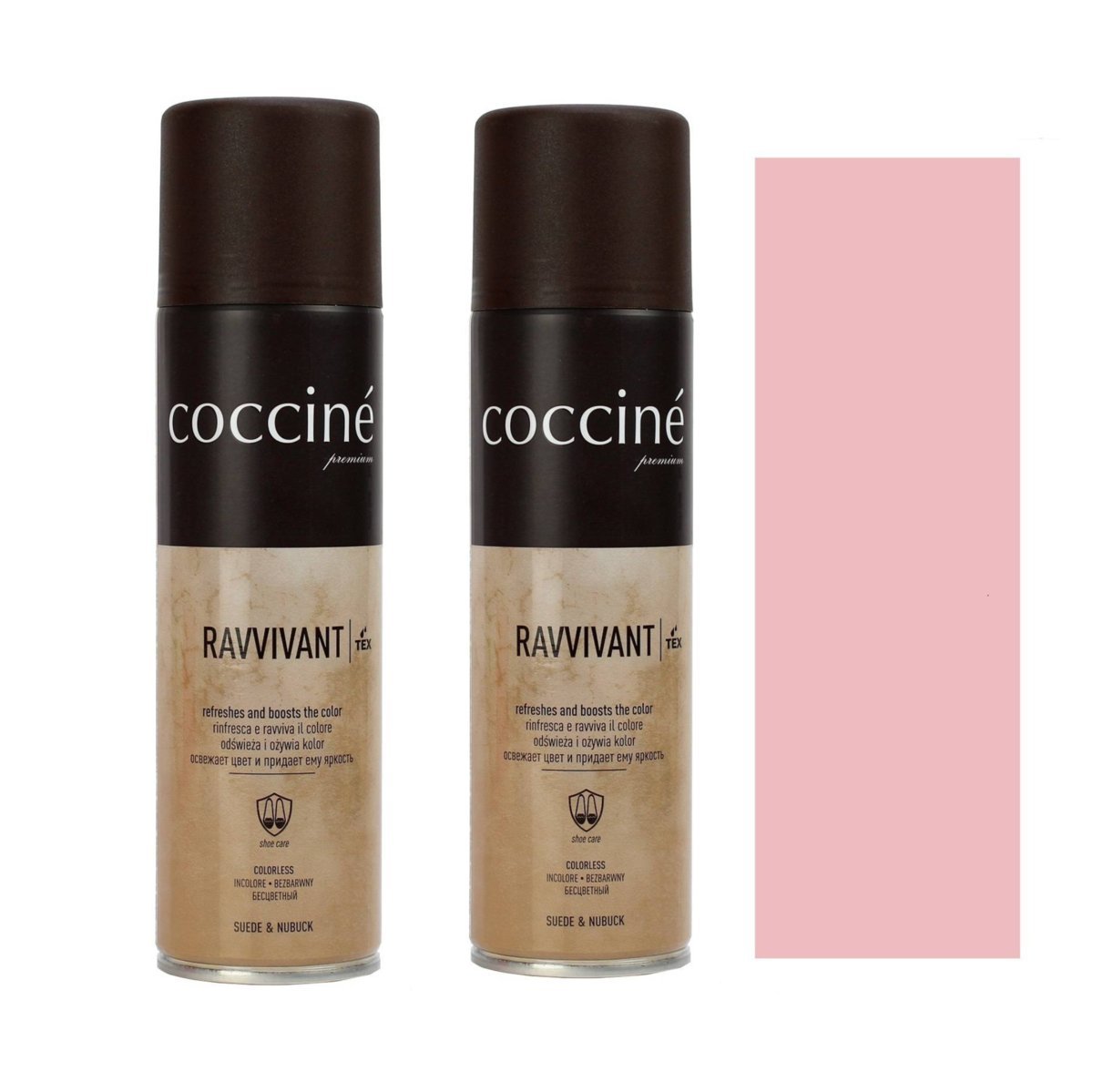 2x Ravviant do Nubuku Różowy 25 250 ml