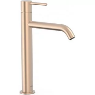 Tres Study Colors bateria umywalkowa stojąca wysoka różowe złoto mat 26230701OPM - Baterie umywalkowe - miniaturka - grafika 1