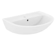 Umywalki - Ideal Standard Eurovit - Umywalka 60x47 cm, z przelewem, otworem na baterię, biała W332301 - miniaturka - grafika 1