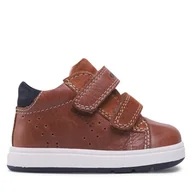 Buty dla chłopców - Sneakersy Geox B Biglia B. D B044DD 0CL22 C6AF4 Brązowy - miniaturka - grafika 1