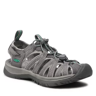 Sandały damskie - Keen Sandały Whisper 1022814 Medium Grey/Peacock Green - grafika 1