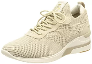 Sneakersy damskie - MUSTANG Damskie 1378-303 sneakersy, Ivory, 41 EU - grafika 1