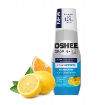 Syrop Oshee koncentrat do SodaStream magnez B6 pomarańcza cytryna 500 ml