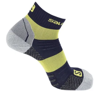 SKARPETY SALOMON QUEST LOW 402757 LIME - Skarpetki sportowe męskie - miniaturka - grafika 1