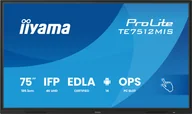 Monitory reklamowe i wyświetlacze - iiyama TE7512MIS-B4AG signage display Płaski panel Digital Signage 165,1 cm (65") - miniaturka - grafika 1