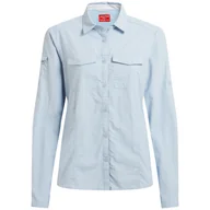 Koszulki sportowe damskie - Koszula damska Craghoppers NosiLife Adventure Long Sleeved Shirt III Rozmiar: XXL / Kolor: jasnoniebieski - miniaturka - grafika 1