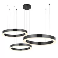 Lampy sufitowe - Circle lampa wisząca 40/60/80 LED ST-8848-40+60+80 black Step Into Design - miniaturka - grafika 1