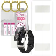 Akcesoria do smartwatchy - 3x Folia hydrożelowa MATOWA do Huawei TalkBand B7 - apgo Smartwatch Hydrogel MATTE Protection Ochrona na ekran smartwatcha - miniaturka - grafika 1