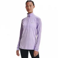 Kurtki i kamizelki sportowe damskie - Damska bluza treningowa UNDER ARMOUR Tech 1/2 Zip - Twist - miniaturka - grafika 1