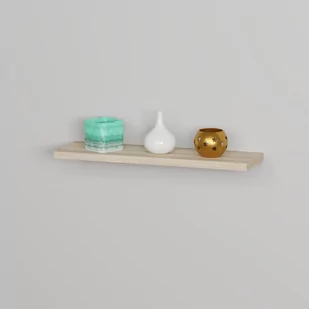 Półka Ścienna Wisząca 80 Cm Dąb Sonoma - Półki do salonu - miniaturka - grafika 1