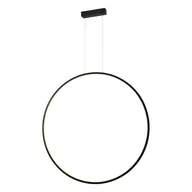 Lampy sufitowe - Łazienkowa lampa wisząca Loop PL0119-85-BK Yaskr LED 39W 3000K okrąg czarna - miniaturka - grafika 1