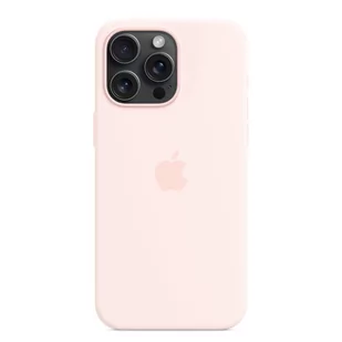 Apple Silicone Case etui z MagSafe do iPhone 15 Pro Max (jasnoróżowy) - Etui i futerały do telefonów - miniaturka - grafika 1