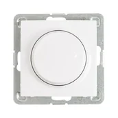 Wyłączniki światła i elektryczne - Ospel Ściemniacz do LED IMPRESJA srebrny - miniaturka - grafika 1