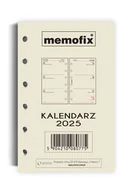 Kalendarze - Wkład Kalendarzowy 2025 tygodniowy A6 Memofix Antra - miniaturka - grafika 1