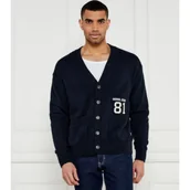Swetry męskie - Guess Jeans Kardigan CARDI | Regular Fit - miniaturka - grafika 1