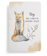 Magnesy - Magnes na lodówkę - Bóg ma zawsze dobry plan - Szaron - miniaturka - grafika 1