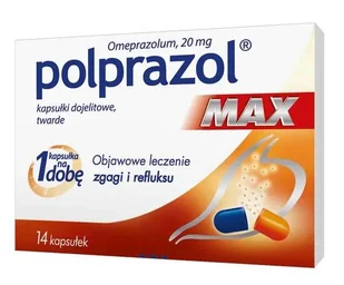 Polpharma Polprazol Max 14 kapsułek 4881121 - Układ pokarmowy Polpharma Polprazol Max 14 kapsułek 4881121 - Układ pokarmowy - miniaturka - grafika 1