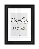Ramki na zdjęcia - Czarna ramka na zdjęcia 29,7x42 cm - miniaturka - grafika 1