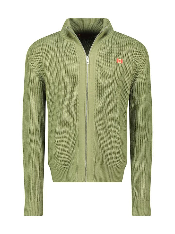 Canadian Peak Kardigan w kolorze zielonym