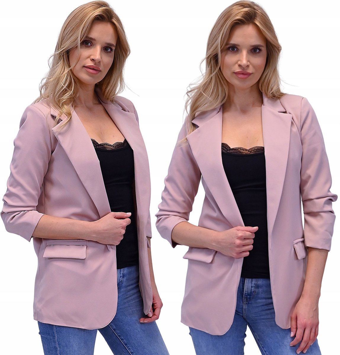 MARYNARKA ŻAKIET DAMSKA elegancka 3XL/46