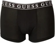 Majtki męskie - GUESS CZARNE BOKSERKI MĘSKIE Z BAWEŁNY Z LOGO NA PASIE M GNA - miniaturka - grafika 1
