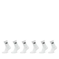 Skarpetki męskie - Zestaw 6 par wysokich skarpet unisex adidas Trefoil Cushion IJ5619 Biały - miniaturka - grafika 1