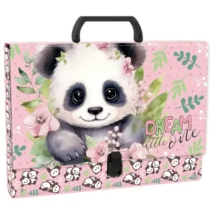 Teczka z rączką Panda 10 DERFORM - Teczki i skoroszyty - miniaturka - grafika 1