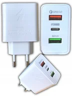 Ładowarki do telefonów - SZYBKA ŁADOWARKA SIECIOWA GaN 50W USB typ C QC WTYCZKA KOSTKA FAST CHARGE - miniaturka - grafika 1