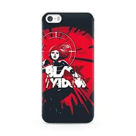 Etui i futerały do telefonów - ERT GROUP etui na telefon Apple Iphone 5/5S/SE, case oryginalny i oficjalnie licencjonowany przez Marvel, wzór Czarna Wdowa 005, optymalnie dopasowane, plecki z TPU - miniaturka - grafika 1