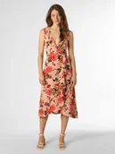 Sukienki - Vila - Sukienka damska VIMesa, pomarańczowy|różowy|wielokolorowy|wyrazisty róż - miniaturka - grafika 1
