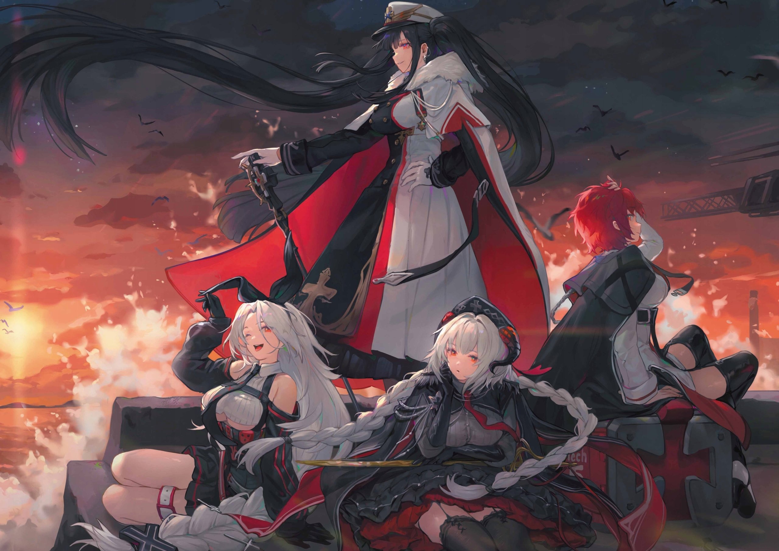 Plakat A1 anime gra Azur Lane